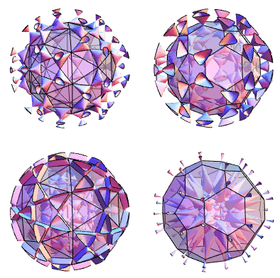 Surfaces of the Barth decic containing ordinary double points