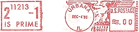 Mersenne postmark